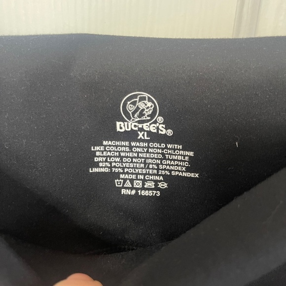 Buc-ee's Beaver Stretch Black Skort XL Tennis Pickleball Skirt With Shorts - Picture 4 of 5